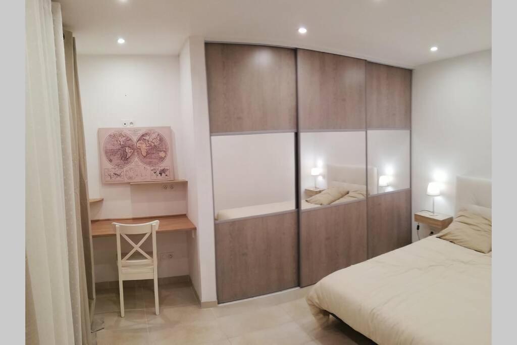 Appartement T2 Rez De Villa Proche Bord De Mer Le Pradet Zewnętrze zdjęcie
